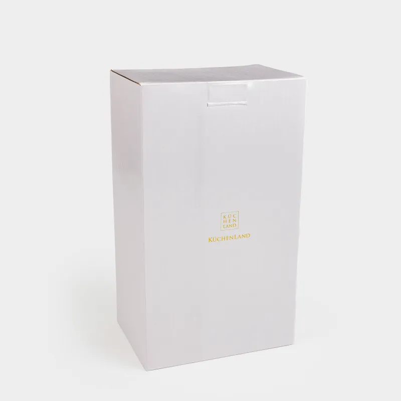 Ваза для цветов 28 см, стекло Р, янтарная, Mosaic color, image-4