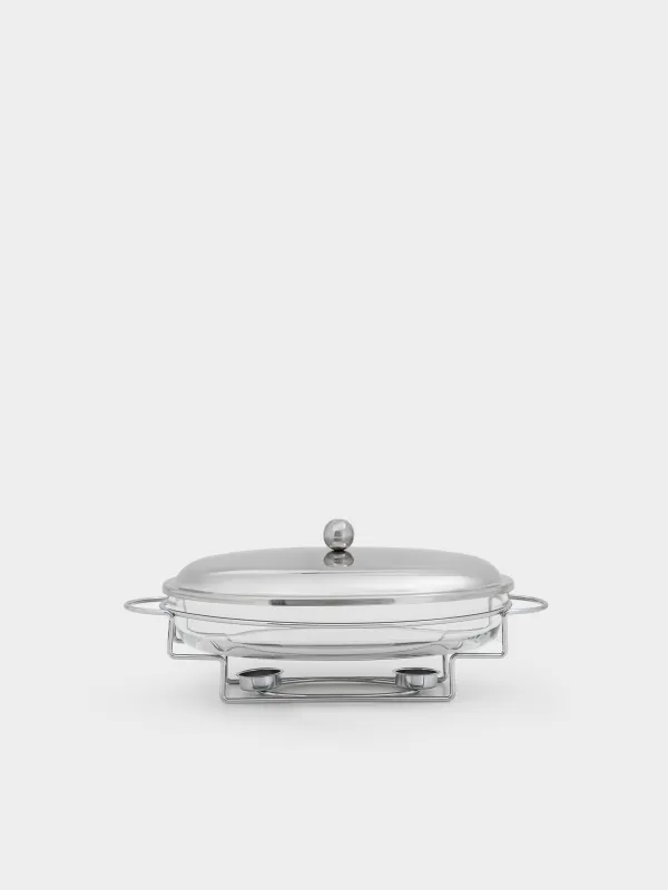 Блюдо с подогревом, 35х24 см, Elegance, image-1