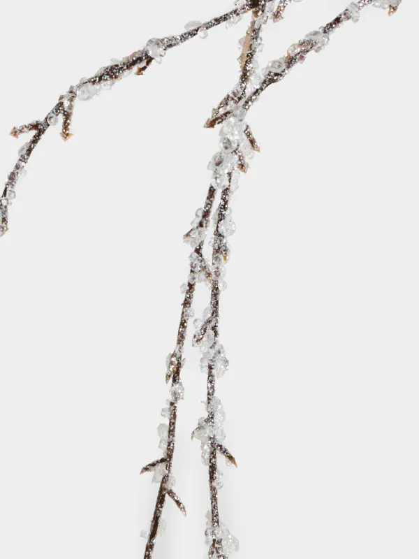 Ветка декоративная, 65 cм, Ледяная ветка, Crystal decor, image-2