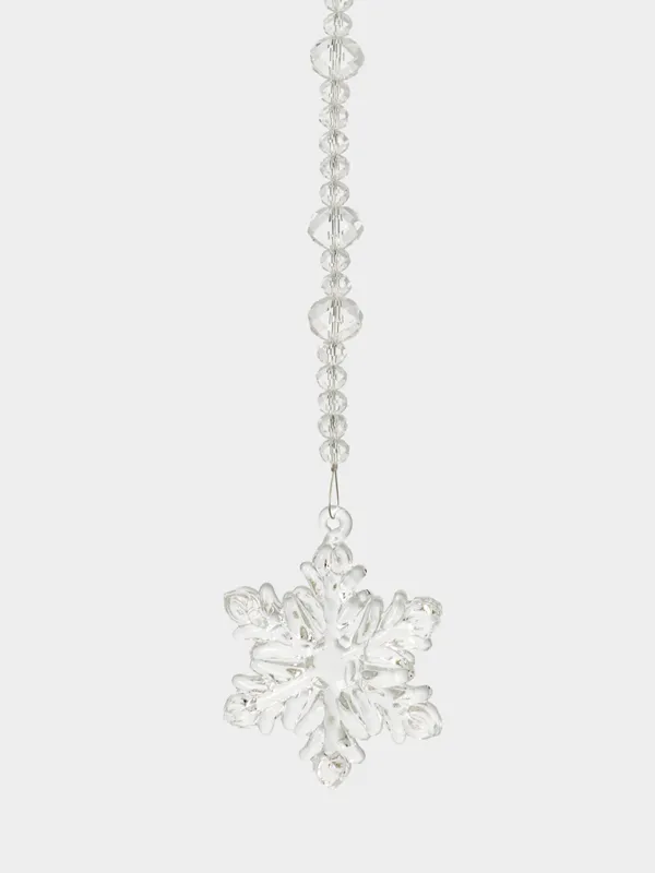 Игрушка елочная, 30 см, стекло, Ice crystal, image-0