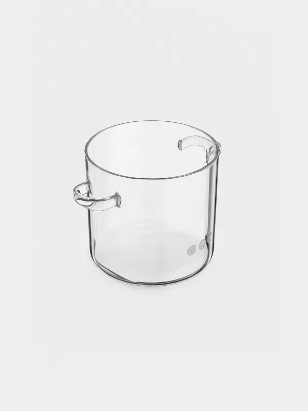 Кастрюля, 16 см, 2,5 л, с крышкой, стекло Б, Clear, image-1