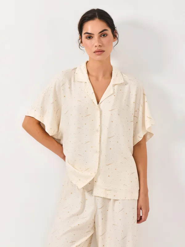 Рубашка домашняя, с коротким рукавом, Dina, image-0