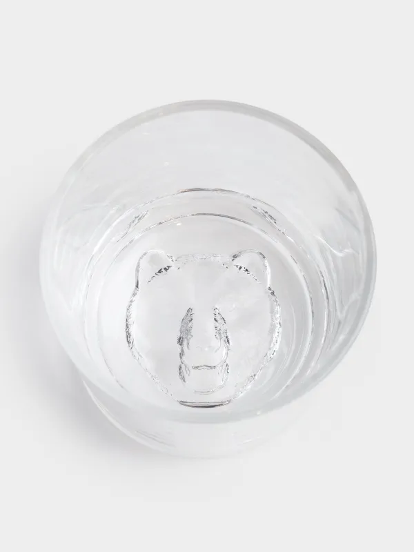 Стакан для виски, 9 см, 300 мл, стекло, Медведь, Elements, image-2