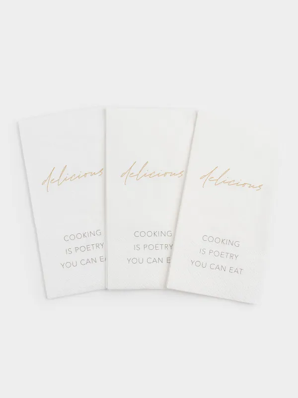 Салфетки бумажные, 33х33 см, 20 шт, Scroll, image-4