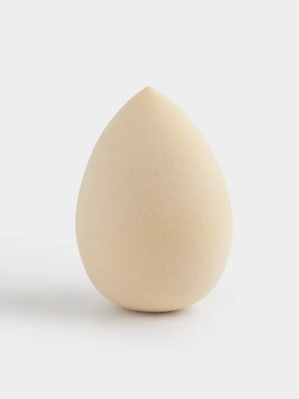 Спонж для макияжа, 4х6 см, полиуретан, бежевый, Sponge, image-2