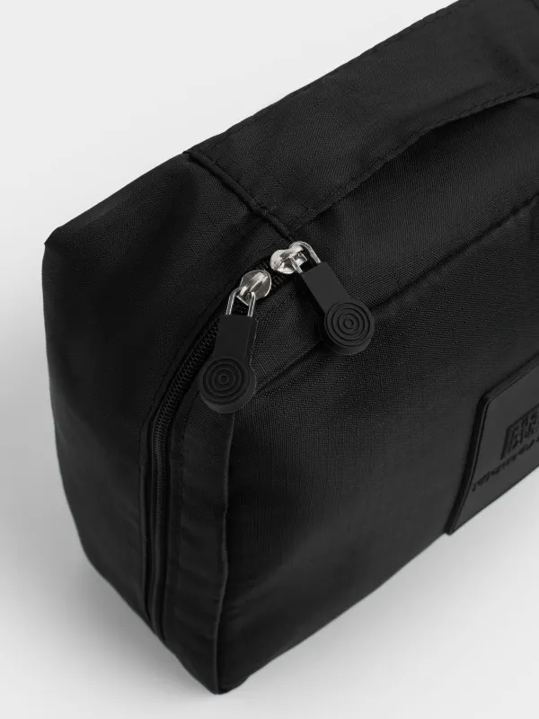 Косметичка дорожная, 21х16 см, полиэстер, черная, Easy Travel, image-4