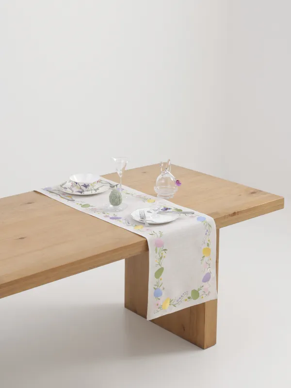 Дорожка настольная, 40х160 см, Пасхальные яйца, Easter, image-5