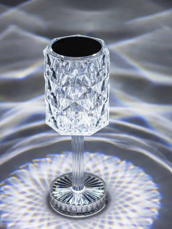 Светильник сенсорный, 26 см, беспроводной, на ножке, пластик/сталь, Ромб, Rhomb, image-5