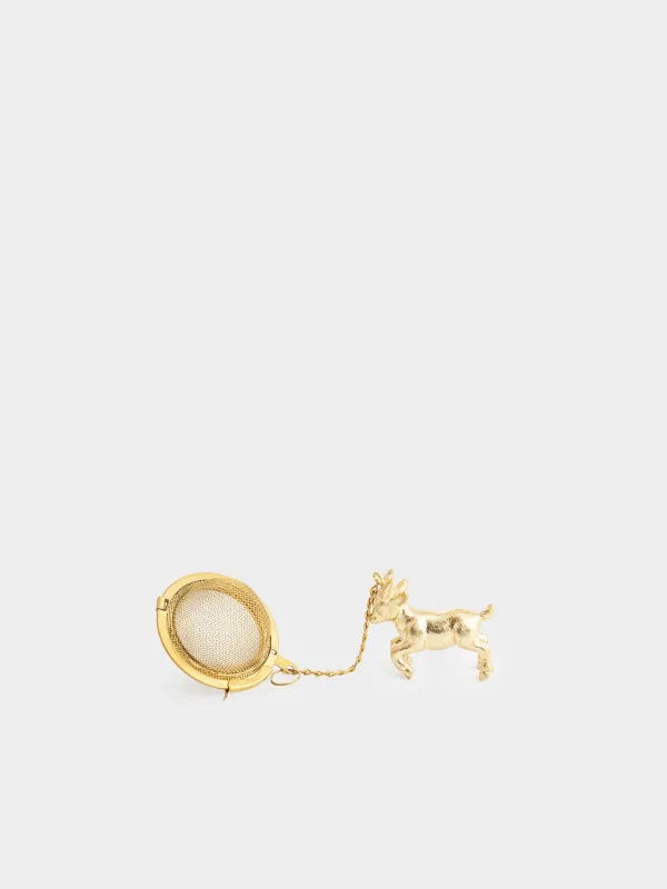 Сито для заваривания чая, 18 см, Козленок, Goat gold, image-4