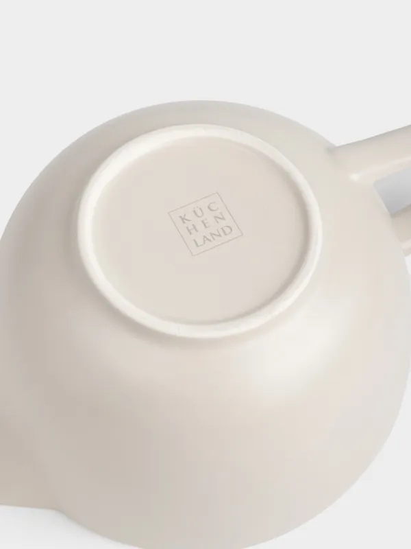 Миска, 1,1 л, с ручкой, керамика K, молочная, Milk kitchen, image-4