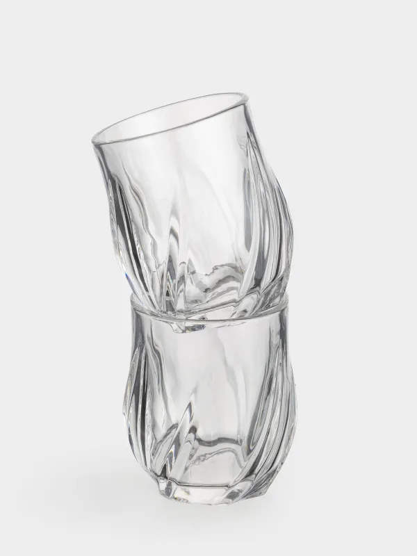 Стакан для виски, 10 см, 300 мл, 2 шт, стекло Р, Crumpled, image-4