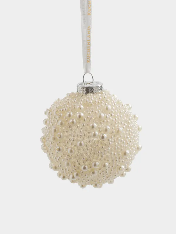 Игрушка елочная, 8 см, Шар с пайетками, Ball sparkle, image-0