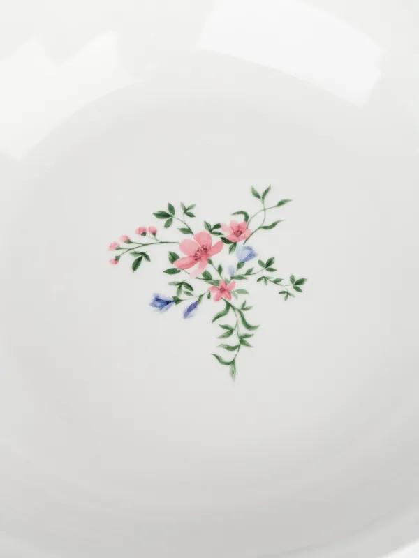 Салатник, 23х7 см, 1,45 л, фарфор N, белый, Нежные цветы, El floria, image-4