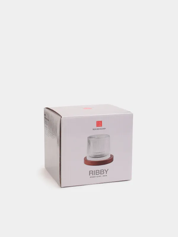 Стакан для виски, 260 мл, на подставке, Ribby, image-3