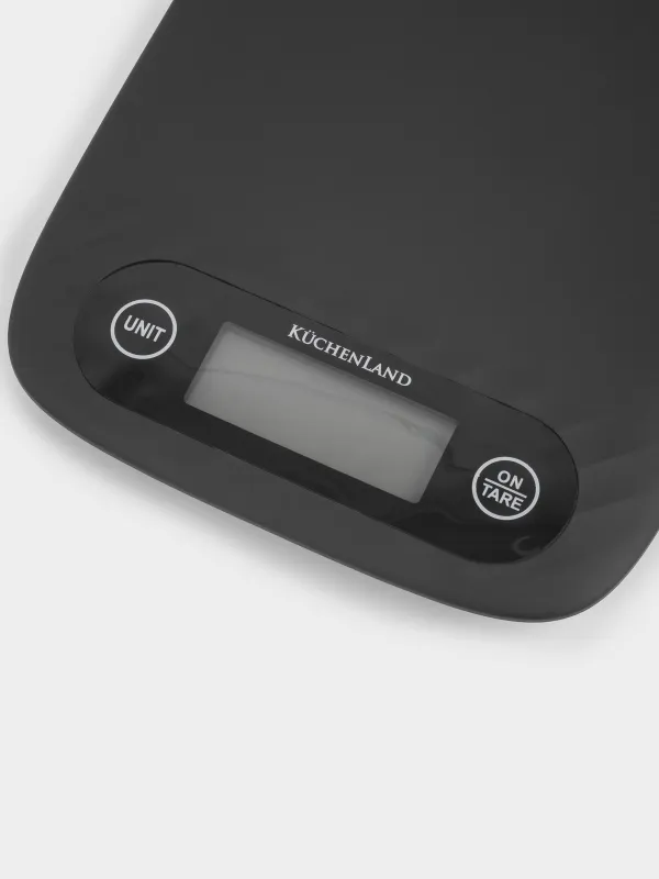 Весы кухонные, 22х16 см, электронные, подвесные, пластик/резина черные, Libra, image-4
