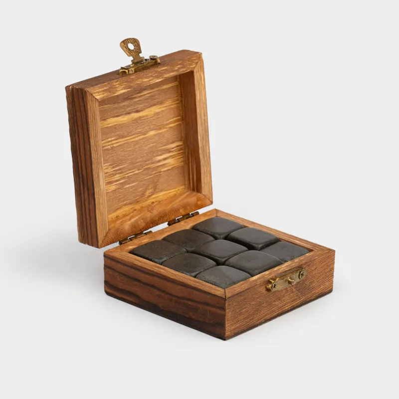 Набор кубиков для охлаждения напитков, 10 пр, в коробке, базальт, Bar