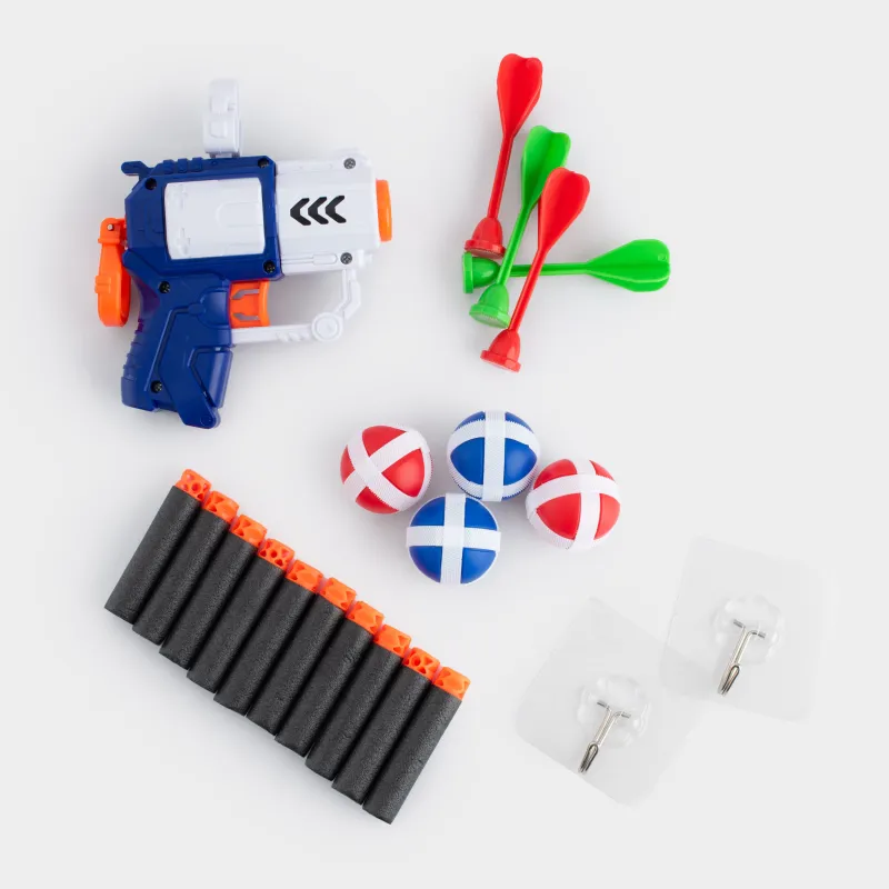 Набор игровой, 73 см, 22 пр, полиэстер/пластик, Дартс на липучках, Game, image-2