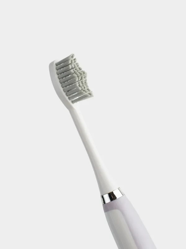 Щетка зубная, электрическая, 1 режим, 3 насадки, сиреневая, Manny, image-3