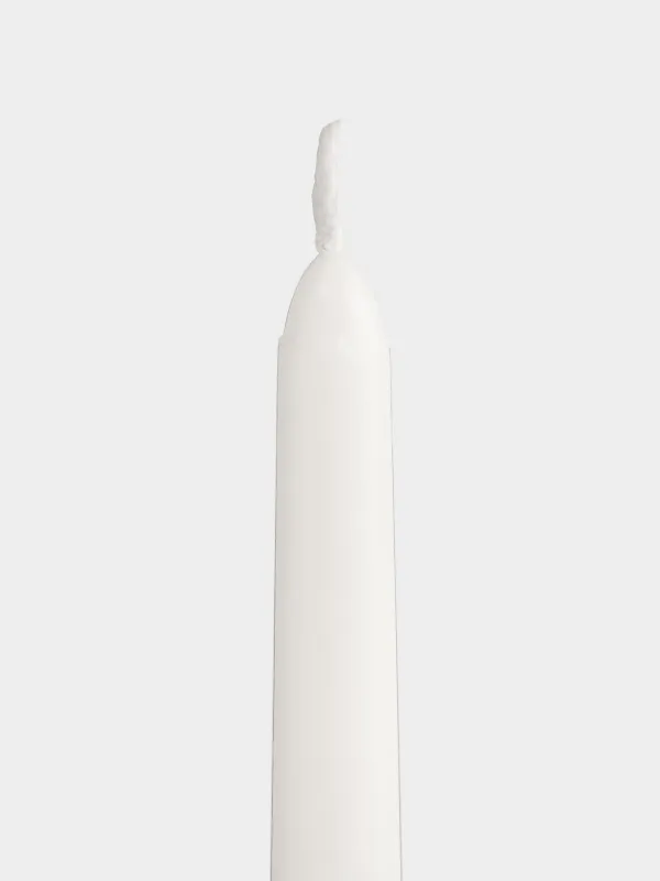 Свеча, 26 см, 6 шт, тонкая, Luxury white, image-4