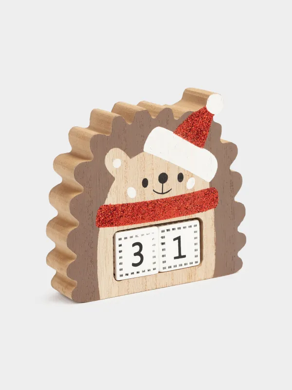 Календарь настольный, 10 см, дерево, Figure wood, image-2