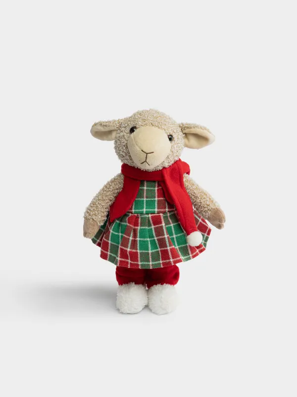 Изделие декоративное, 33 см, Овца в платье, Cute sheep, image-0