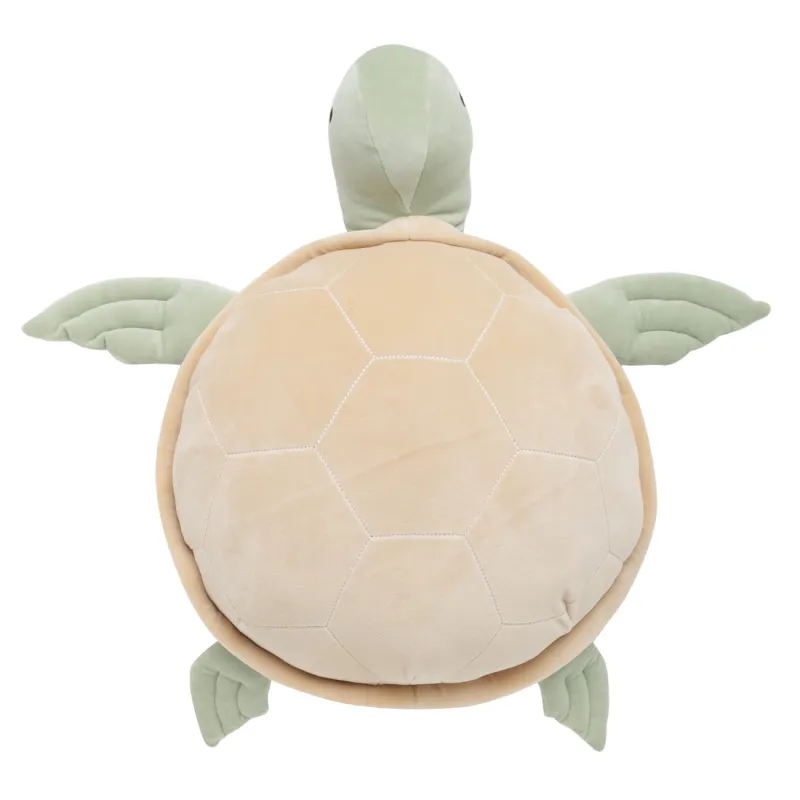 Подушка декоративная, 50 см, спандекс, коричнево-зеленая, Черепаха, Aquatic animals, image-2