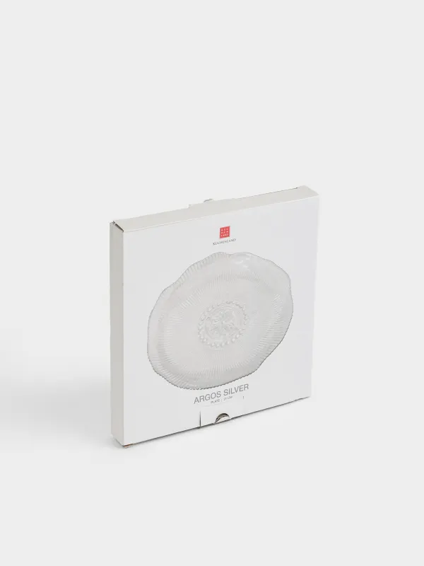 Тарелка закусочная, 21 см, с серебристым кантом, Argos silver, image-5