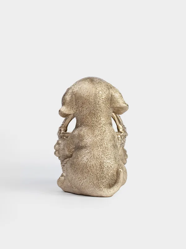 Конфетница, 19х18 см, Лабрадор с корзиной, Dog, image-3