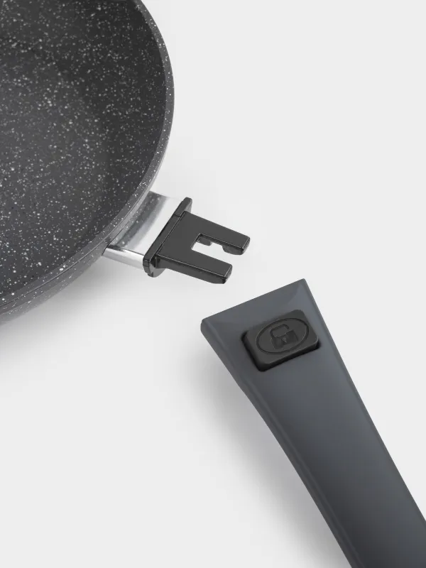 Сковорода, 24 см, съемная ручка, с покрытием, алюминий, Scandia, image-7