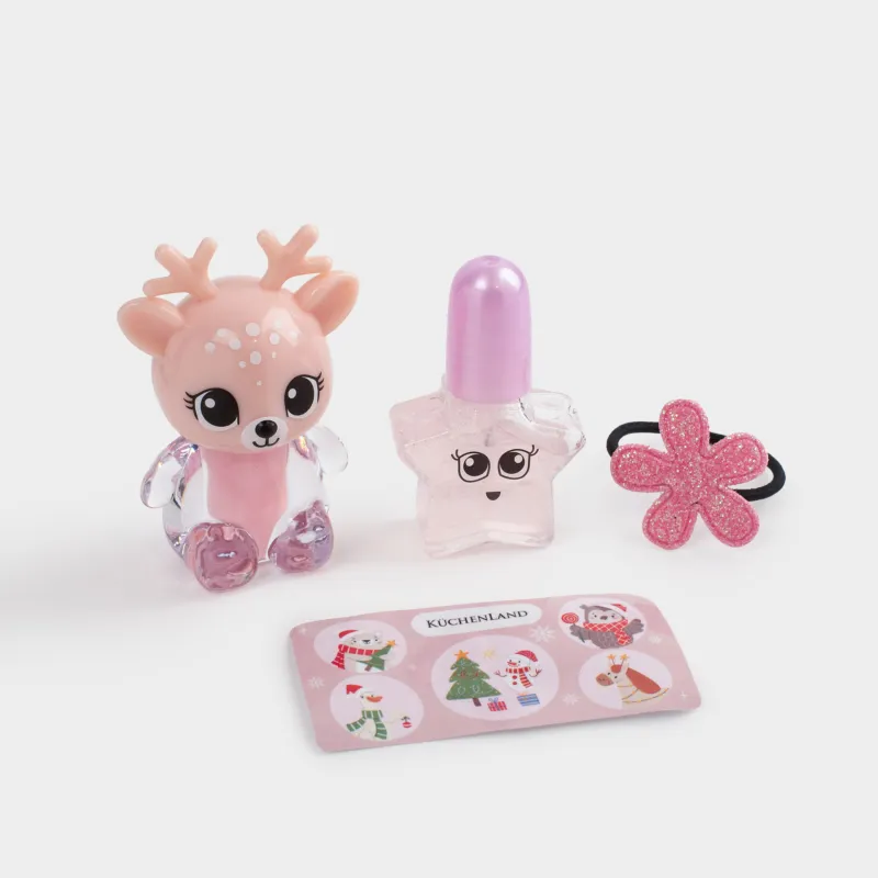 Набор косметики, детский, 9 см, 4 пр, Лошадка, Cosmetic kids