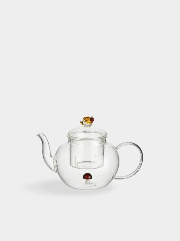 Чайник заварочный, 1 л, Еж и гриб, Shape, image-0