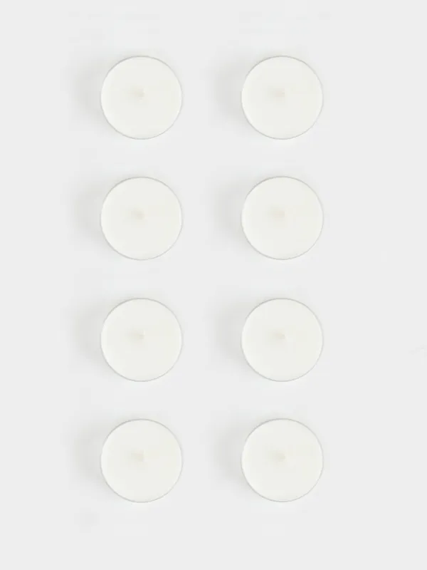 Свеча ароматическая, 6 см, 8 шт, чайная, Cinnamon, Luxury white, image-0