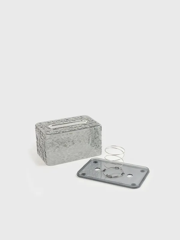 Бокс для бумажных салфеток, 19х12 см, с пружиной, Renaissance clear, image-2