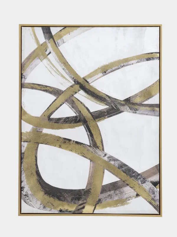 Картина в раме, 75х100 см, Абстрактные линии, Abstract, image-0