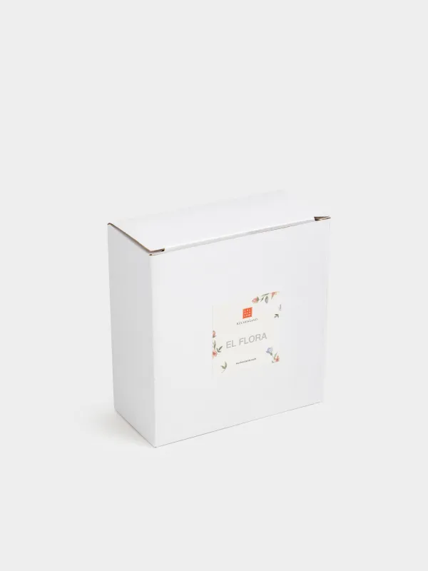 Пиала, 13х5 см, 250 мл, керамика D, молочная, Нежные цветы, El flora, image-5