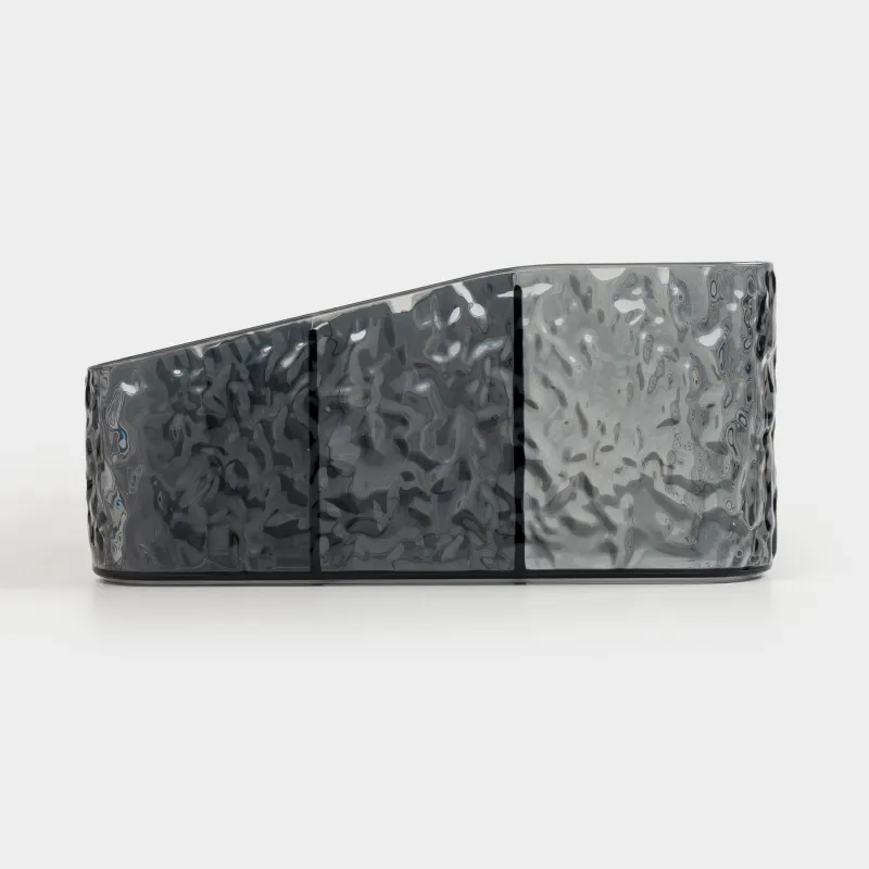 Органайзер для косметики, 24х17 см, 11 отд, пластик, серый, Renaissance clear, image-3