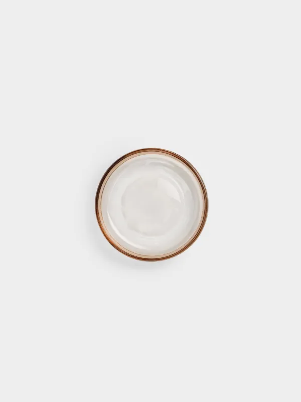 Мыльница, 12 см, стекло, овальная, коричневая, Градиент, Rachas, image-2