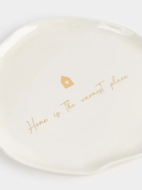 Блюдо, 28 см, Home is the warmest place, Snow sparks, image-2