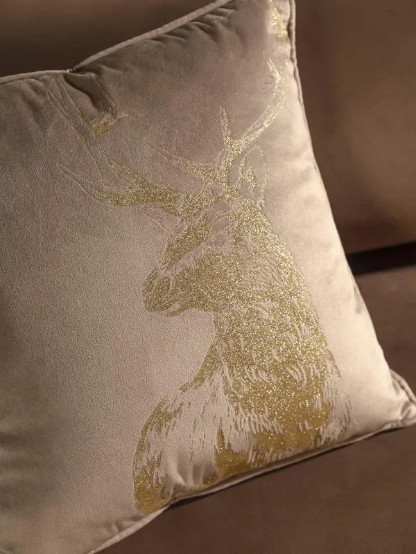 Подушка декоративная, 45х45 см, Гордый олень, Deer, image-3