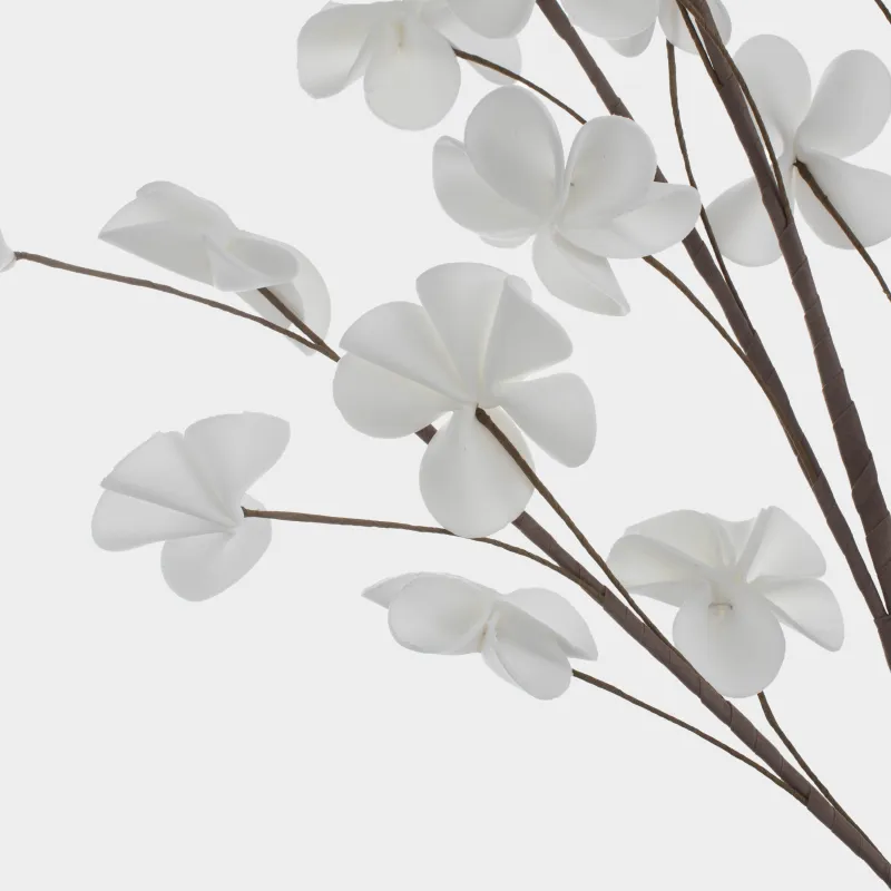 Ветка декоративная, 1,1 м, Белый фаленопсис Афродиты, Flower garden, image-3