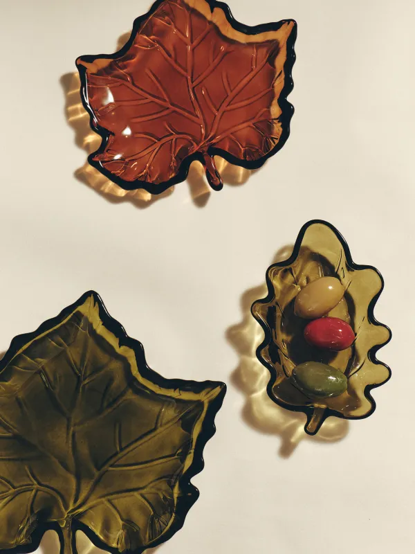 Блюдо, 15х10x3 см, Лист, Leaves, image-7