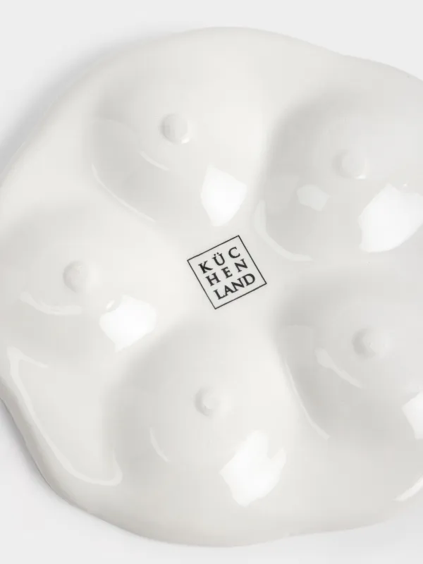 Блюдо пасхальное, 14 см, 5 отделений, Нежные цветы, El flora, image-4