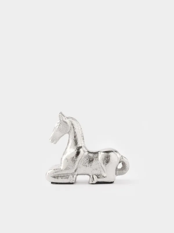 Статуэтка, 13 см, Конь, Horse silver, image-0
