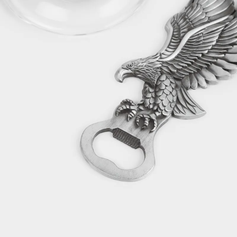 Набор для пива, 1 перс, 2 пр, с открывалкой, стекло/металл, Орел, Eagle, image-7