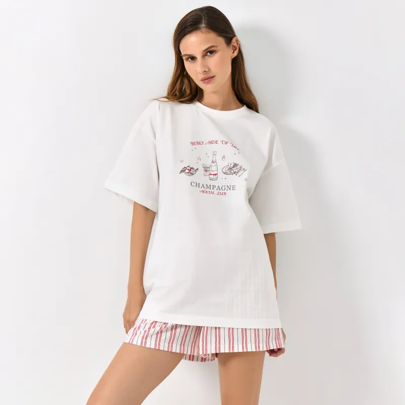 Футболка женская, молочная, Limva