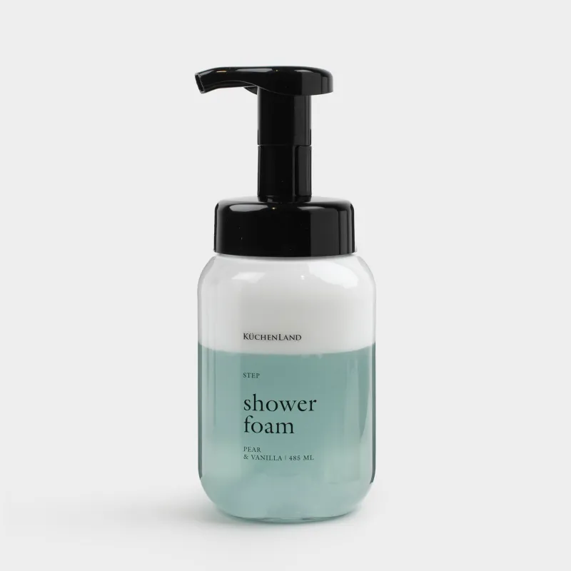 Гель-пенка для душа, 485 мл, увлажняющий, Груша/Ваниль, Step