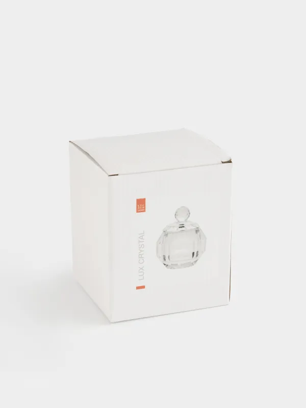 Шкатулка для украшений, 8 см, кристальное стекло, Lux crystal, image-4