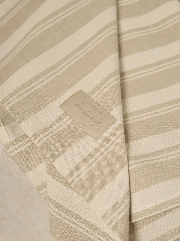 Полотенце кухонное, 40х60 см, 3 шт, хлопок, бежевое/коричневое, Полосы, Stripes kitchen, image-9