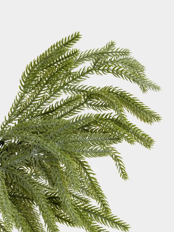 Ветка декоративная, 60 см, пластик/бумага, Хвоя, Conifer decor, image-3