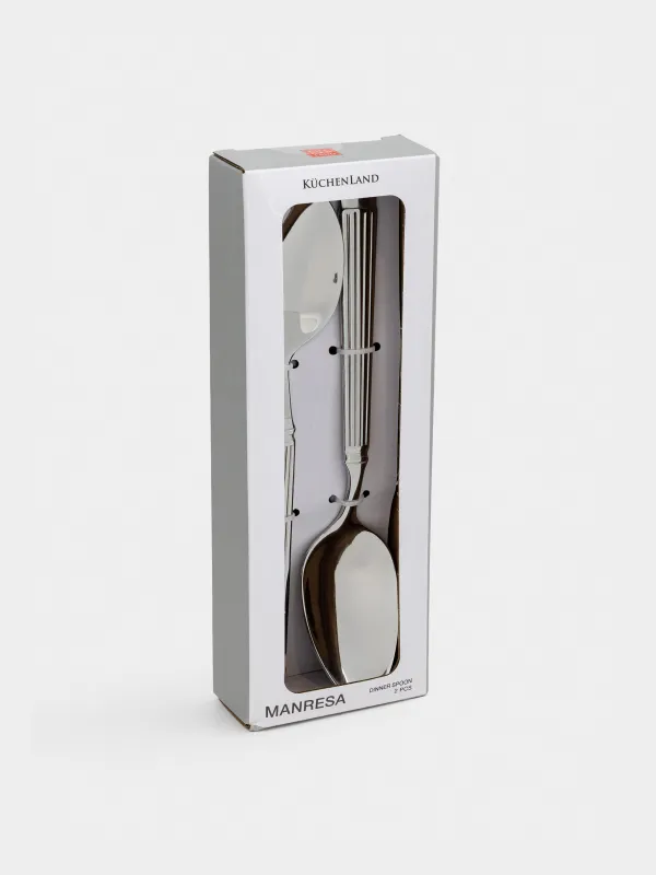 Ложка столовая, 2 шт, сталь, Полосы, Manresa, image-4